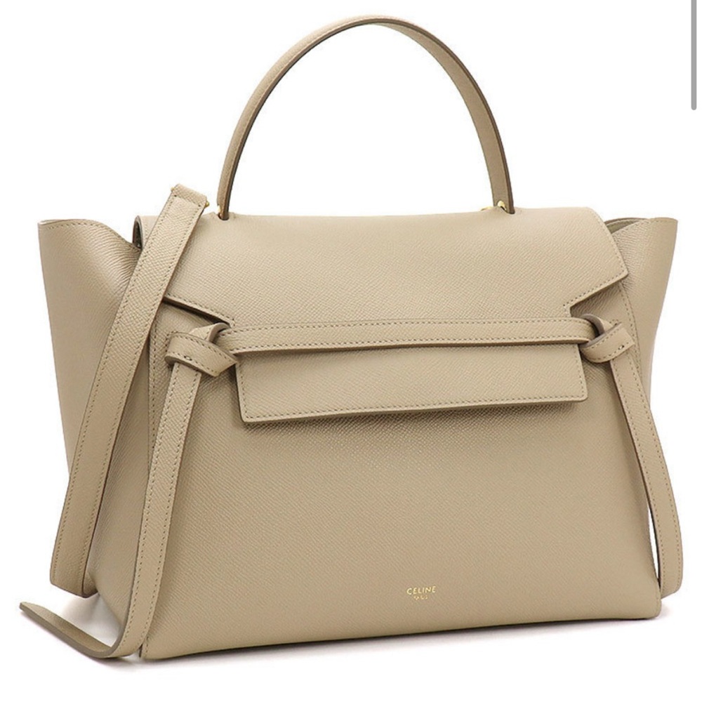 Celine Mini Belt Bag in Light Taupe Grained Calfskin